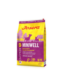 JOSERA Miniwell 10kg pieaugušiem mazo šķirņu suņiem