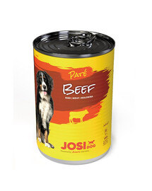 JOSERA JosiDog liellopu gaļas pastēte 400g pieaugušiem suņiem