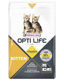 VERSELE-LAGA Opti Life Kitten Chicken 1 kg kaķēniem