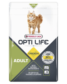 VERSELE-LAGA Opti Life Cat Adult Chicken 1 kg pieaugušiem kaķiem
