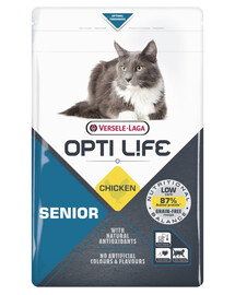VERSELE-LAGA Opti Life Cat Senior Chicken 2.5 kg vecākiem kaķiem