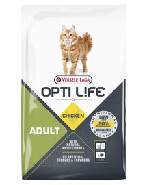 VERSELE-LAGA Opti Life Cat Adult Chicken 7.5 kg pieaugušiem kaķiem