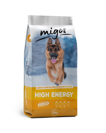 MIGOS High Energy 20 kg aktīviem suņiem
