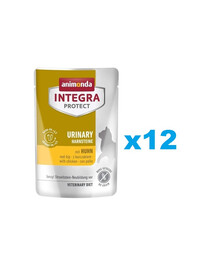 ANIMONDA Integra Protect Urinary Struvit with Chicken 12x85 g ar vistas gaļu