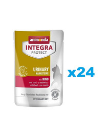 ANIMONDA Integra Protect Urinary Struvit with Beef 24x85 g ar liellopu gaļu