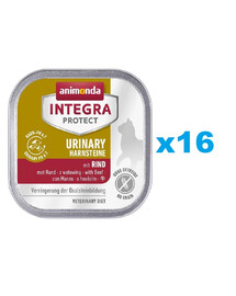 ANIMONDA Integra Protect Urinary Oxalate with Beef 16x100 g ar liellopu gaļu