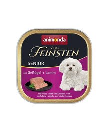 ANIMONDA pastēte suņiem vom Feinsten Senior Mājputnu un jēra gaļa 150 g