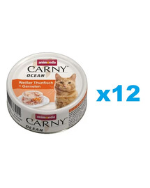 ANIMONDA Carny ocean baltais tuncis un garneles 12x80g