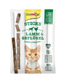 GIMCAT Sticks Lamb&Poultry 4szt. Jēra un mājputnu gaļas nūjiņas