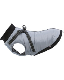TRIXIE Pontis mētelis ar siksnām S 36 cm pelēks