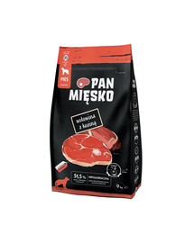 PAN MIĘSKO Liellopu gaļa ar kazu XS 9kg