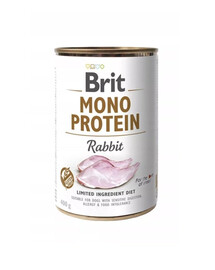 BRIT Mono Protein Rabbit 400 g monoproteīnu barība trušiem