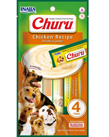 INABA Churu Chicken recipe 4x14g vistas gaļa suņiem