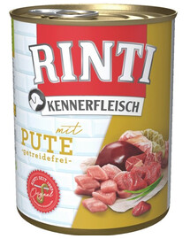 RINTI Kennerfleisch tītara gaļa, bez glutēna 800 g