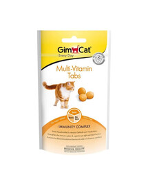 GIMCAT Every Day Tabs Multi-Vitamin 40g vitamīnu kārums kaķiem