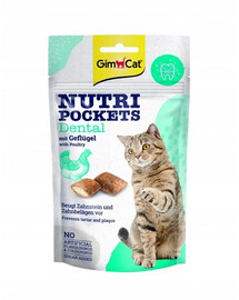 GIMCAT Nutri Pockets Dental 60 g ar mājputnu gaļu