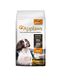 APPLAWS Dog Dry Adult mazo un vidējo šķirņu suņiem ar vistas gaļu 7.5 kg