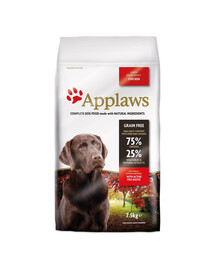 Applaws Dog Adult Large Breed Chicken - pieaugušiem lielo šķirņu suņiem ar vistas gaļu 7,5kg
