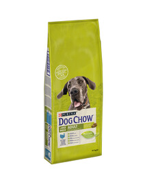 Purina Dog Chow pieaugušiem lielu šķirņu suņiem ar tītara gaļu 14 kg