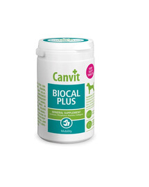 CANVIT Dog Biocal Plus 1000 g papildinājums jūsu suņa muskuļu un skeleta sistēmai.
