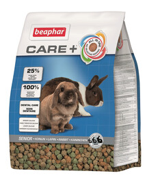 BEAPHAR Care+ Rabbit Senior Vecāku trušu barība 1,5 kg