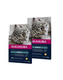 EUKANUBA Cat Adult All Breeds Top Condition Chicken & Liver 20 kg (2 x 10 kg)
