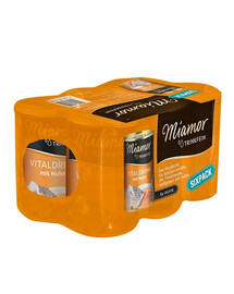 MIAMOR Trinkfein Vistas zupa kaķiem 6 x 135 ml