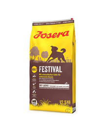 JOSERA Festival 12,5kg izvēlīgiem pieaugušiem suņiem ar mērci
