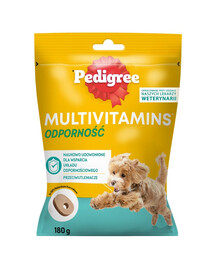 PEDIGREE Multivitamīni Imunitātes papildbarība pieaugušiem suņiem ar vistas garšu 6x180 g