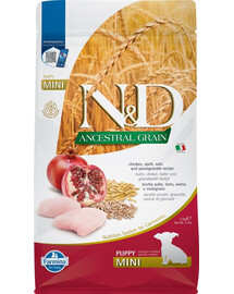 N&D Low Grain Chicken & Pomegranate Mini Puppy 2,5 kg