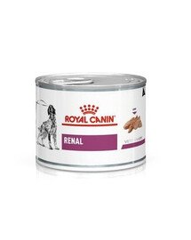 ROYAL CANIN Renal Canine 6 x 200 g mitrā barība suņiem ar hronisku nieru mazspēju