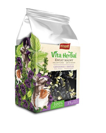 VITAPOL Vita Herbal Malvas zieds grauzējiem un trušiem 15g