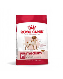ROYAL CANIN Medium Adult 15kg sausā barība pieaugušiem suņiem, vidējas šķirnes suņiem