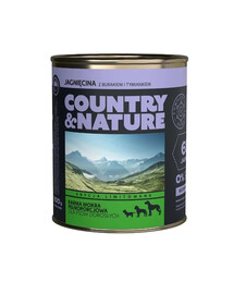 COUNTRY&NATURE Jēra gaļa barība bez graudaugiem 800 g