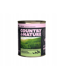COUNTRY&NATURE Trušu gaļa barība bez graudaugiem 800 g