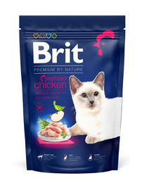 BRIT Cat Premium by Nature Sterilised chicken sterilizētiem kaķiem ar vistas gaļu 1,5 kg