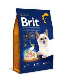 BRIT Cat Premium by Nature Indoor chicken   vistas gaļa 8 kg