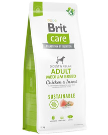 BRIT Care Sustainable Adult Medium Breed ar vistu un kukaiņiem 12 kg
