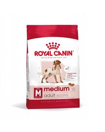 ROYAL CANIN Medium Adult 15kg sausā barība pieaugušiem suņiem, vidējas šķirnes suņiem