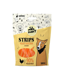 MR. BANDIT Strips vistas gaļas sloksnes suņiem 500 g