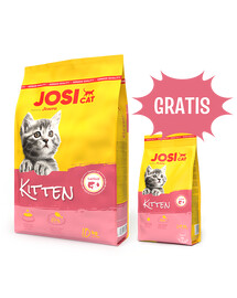 JOSERA JosiCat Kitten 10 kg + 1,9 kg barība BEZMAKSAS