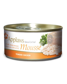 APPLAWS Cat Mousse Tin 70 g Chicken mitrā kaķu barība ar vistas gaļu