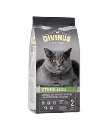 DIVINUS Cat Sterilized sterilizētiem kaķiem 2 kg