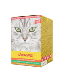JOSERA Multipack pastēte 6x85g pastēšu garšu maisījums kaķiem