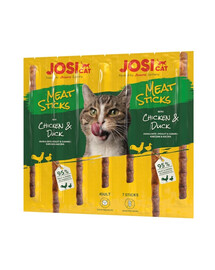 JOSERA JosiCat Gaļas nūjiņas ar vistu un pīli kaķiem 35g