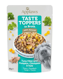 APPLAWS Taste Toppers Tunča fileja, ķirbis, kāposti buljonā 85 g