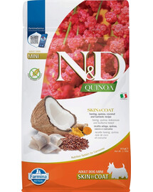FARMINA N&D Quinoa Skin & Coat diētiskā barība suņiem 800 g