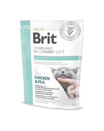 BRIT Veterinary Diets Cat struvīts 400 g