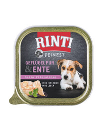 RINTI Feinest Poultry Pure & Duck paplāte 150 g
