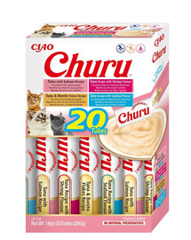 INABA Churu Variety jūras veltes kaķiem multibox 20x14 g (280 g)